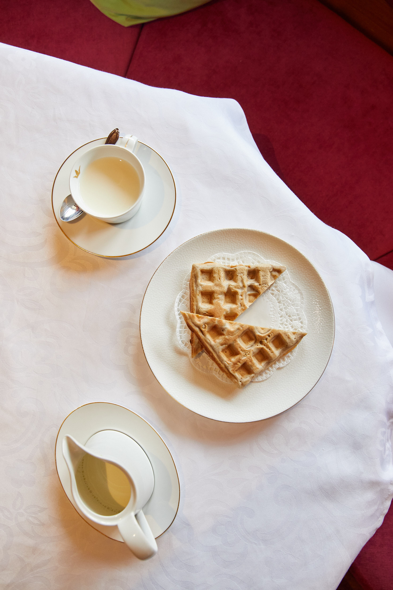 Selbstgebackene Buchweizenwaffeln